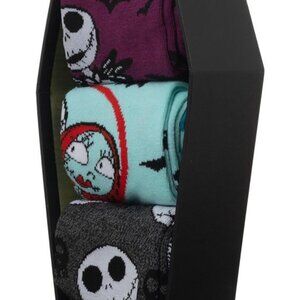 Nightmare Before Christmas Coffin Sock 3Pk -9-11